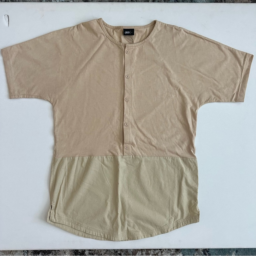 Publish Tan Casual Button Down Shirt